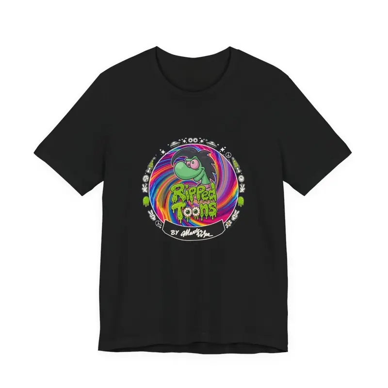 Attitude Badge on the Tee. Art by Marty Volpe.